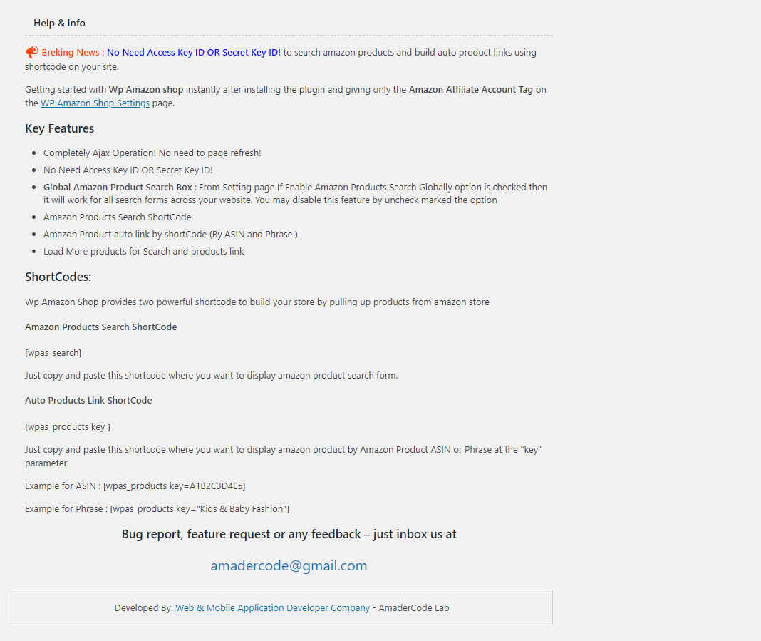 Dropshipping & Affiliation with Amazon at Help & Info