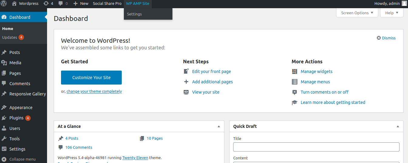 Plugin Menu
