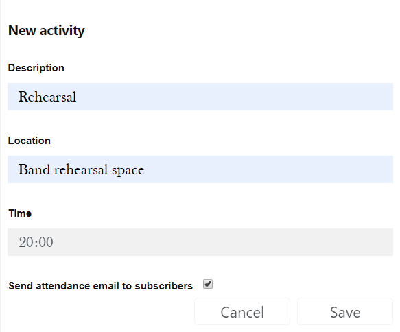 Plugin settings