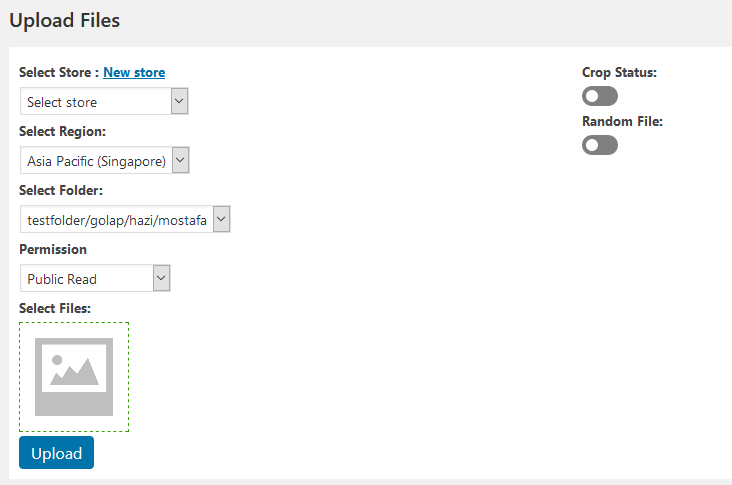 Upload Files