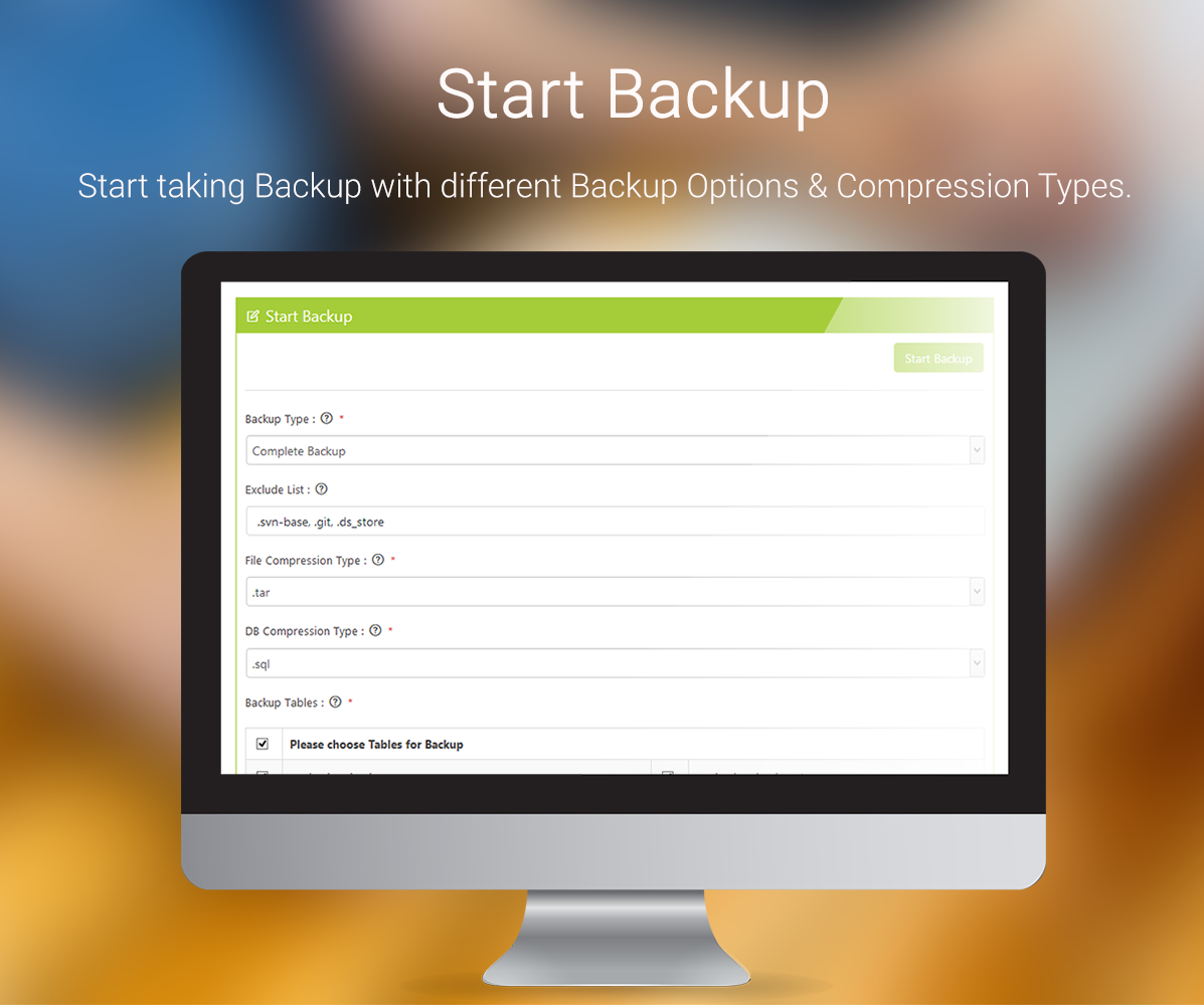 Rackspace Settings - WordPress Backup and Restore Plugin