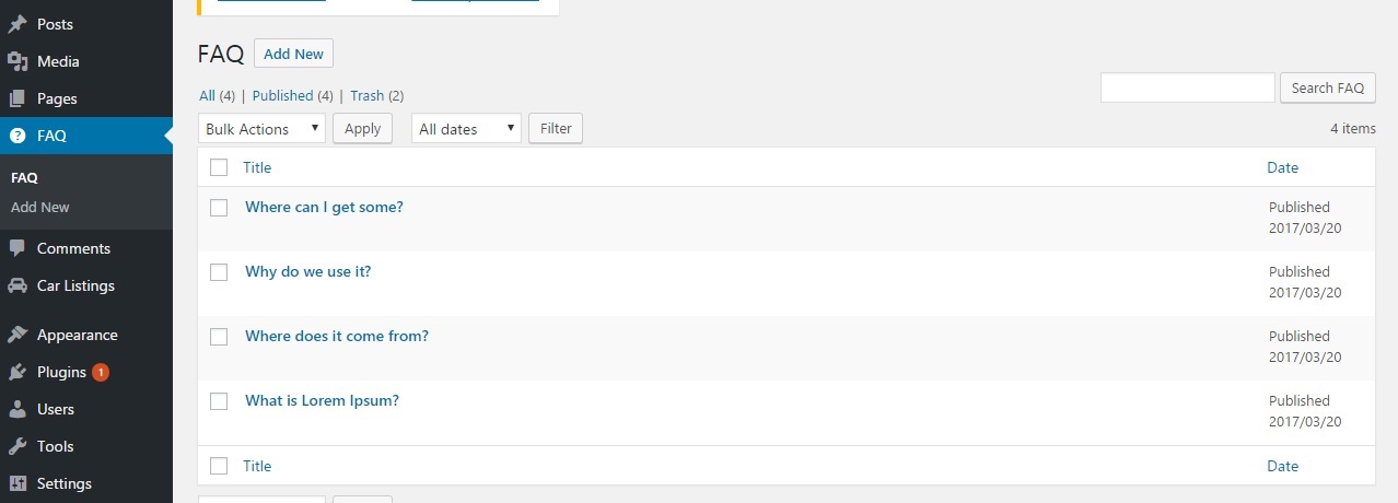 Toggling display