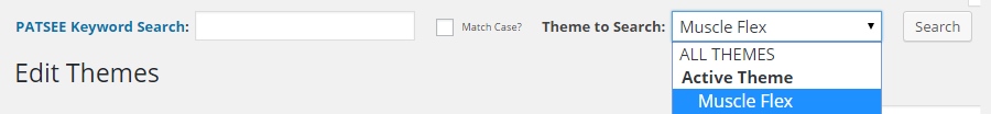 Theme Search Interface