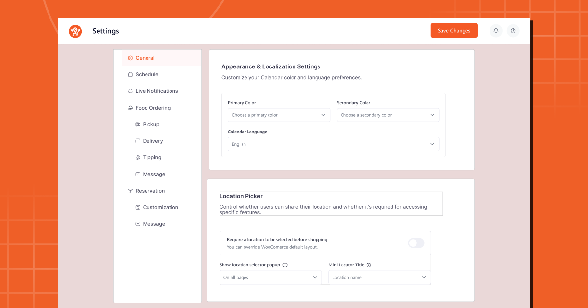 Discount Options on Food Menu