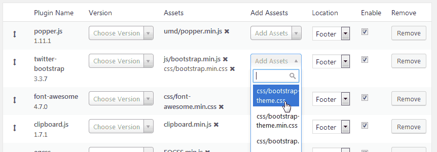 Dashboard: Browse available assets for twitter-bootstrap.