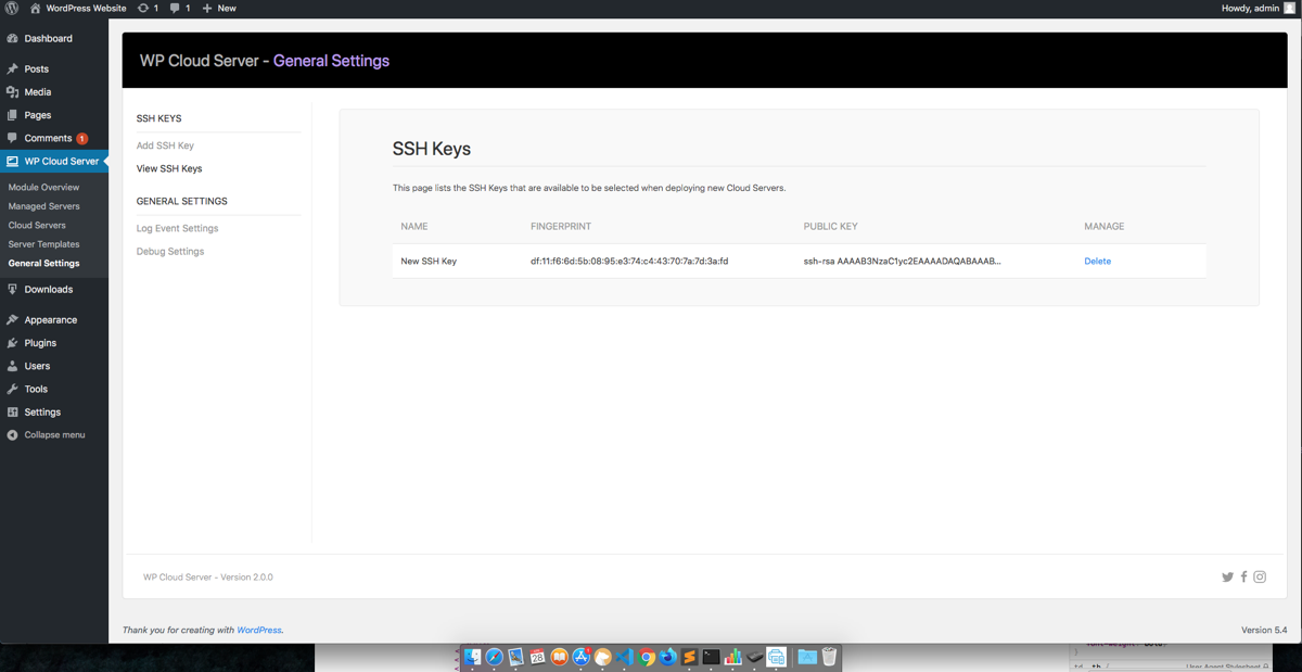 Setup Wizard - DigitalOcean API Setting
