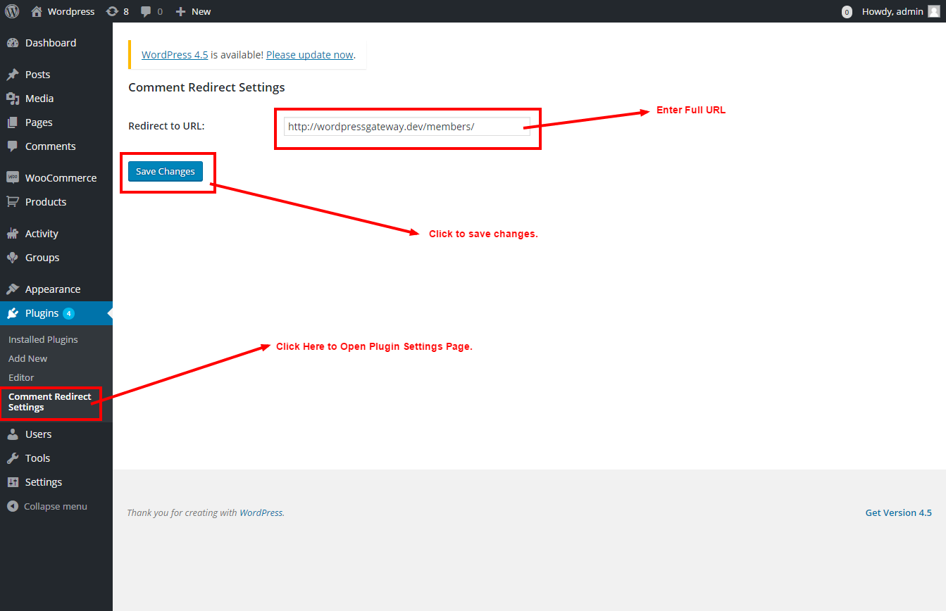 screenshot-1 - Plugin Settings and Options.