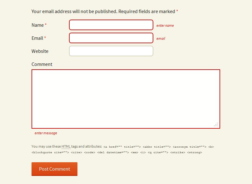 Admin setting page