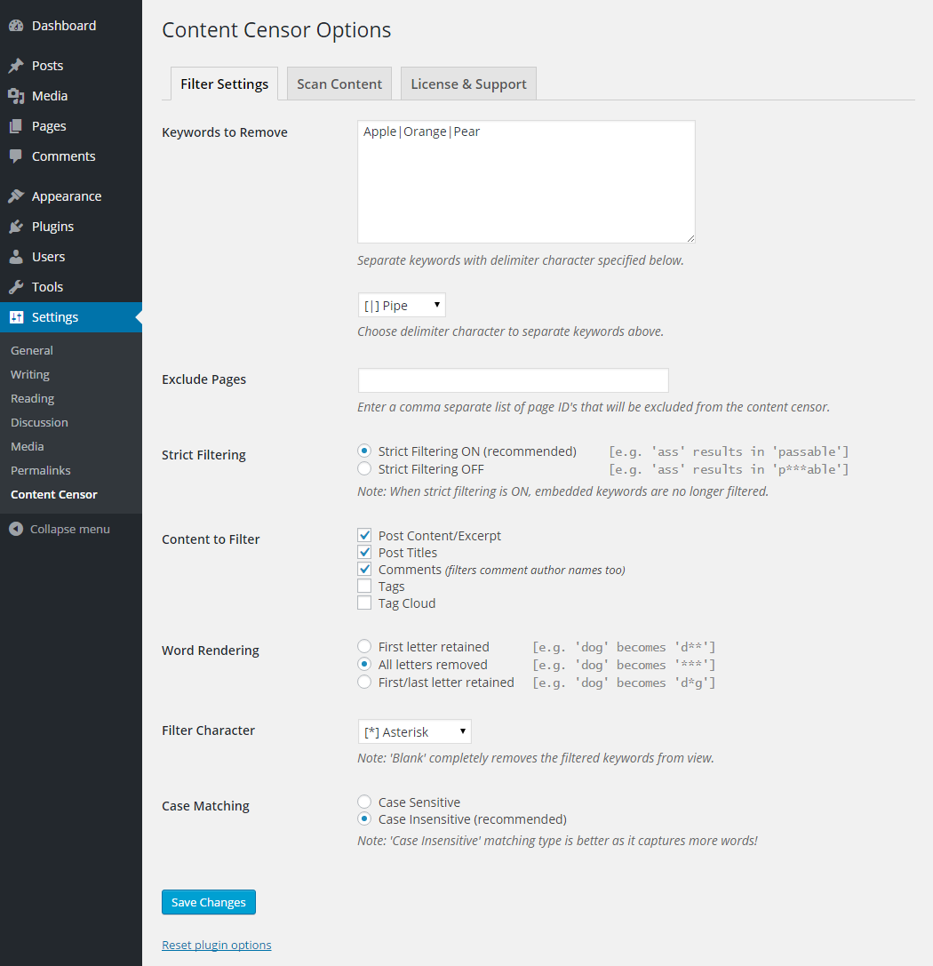 Ever expanding array of plugin options.(Pro only)