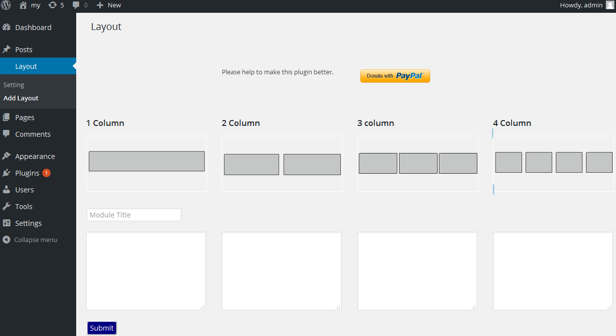Layout four