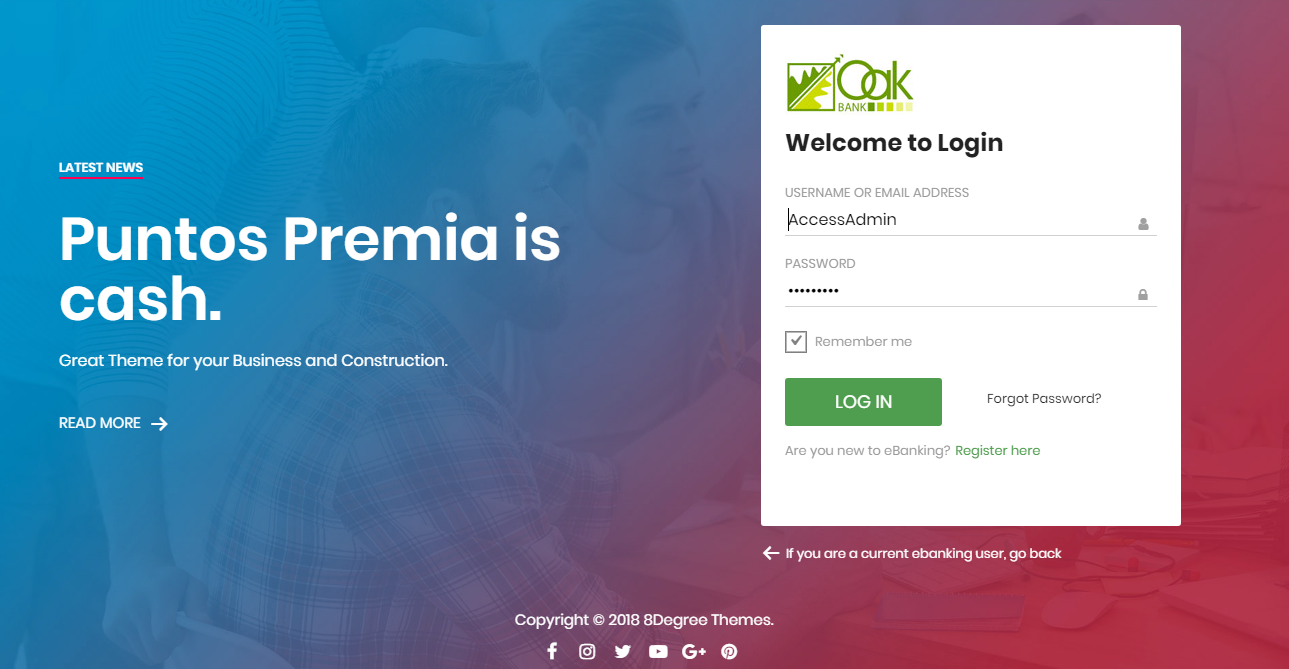 WP Custom Admin Login Demo 1