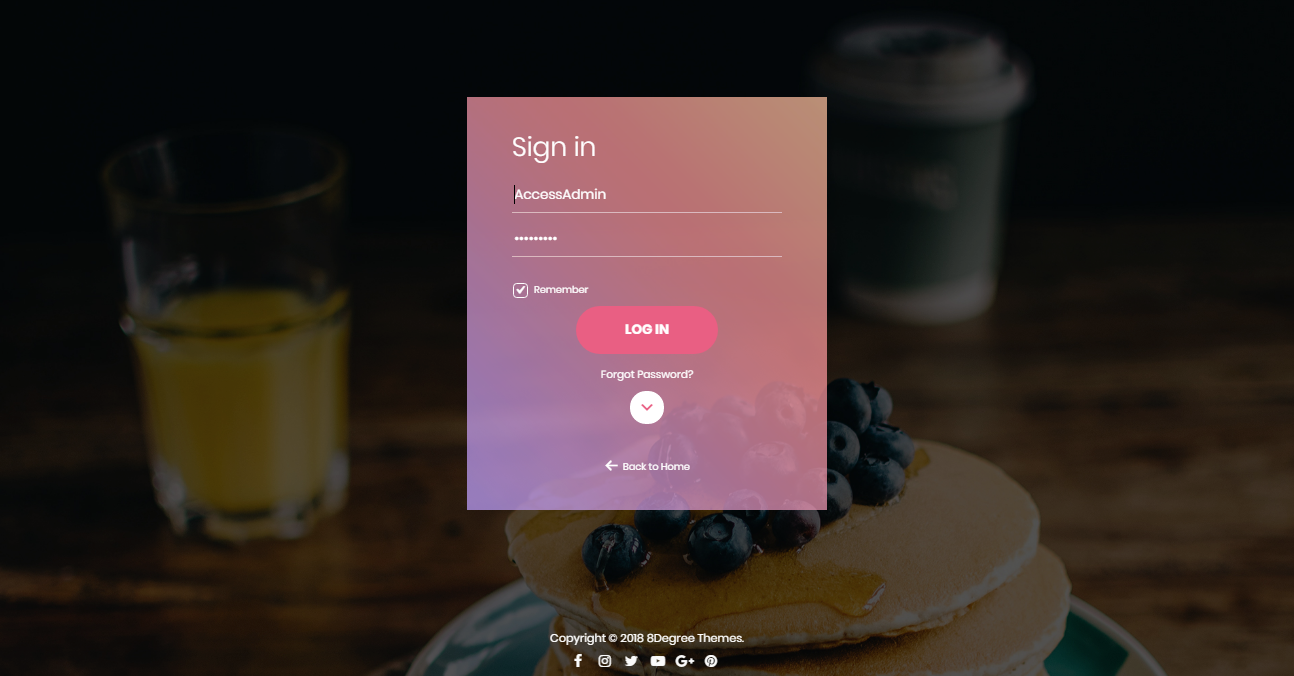 WP Custom Admin Login Demo 4