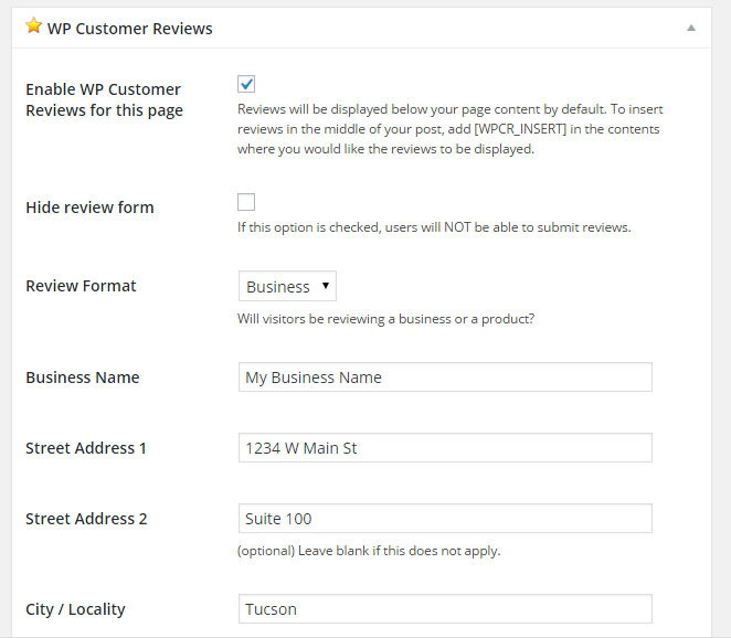 Enabling a page for Product reviews