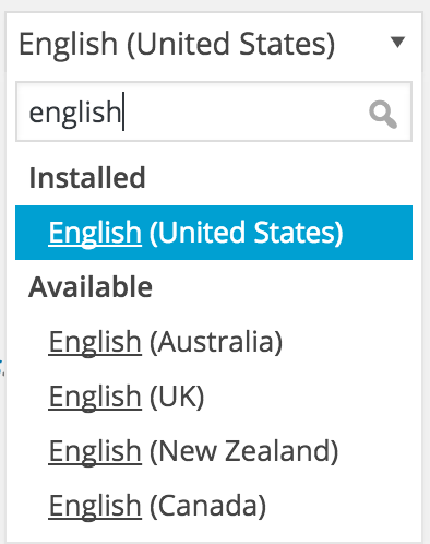 Example of a better language dropdown