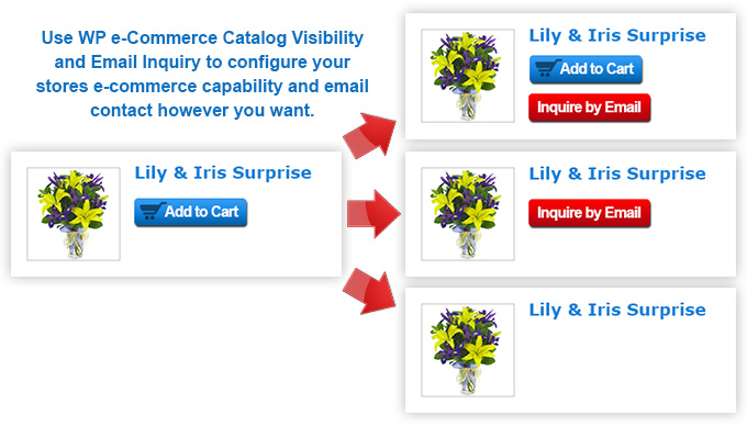 Transform WP e-Commerce into a brochure site