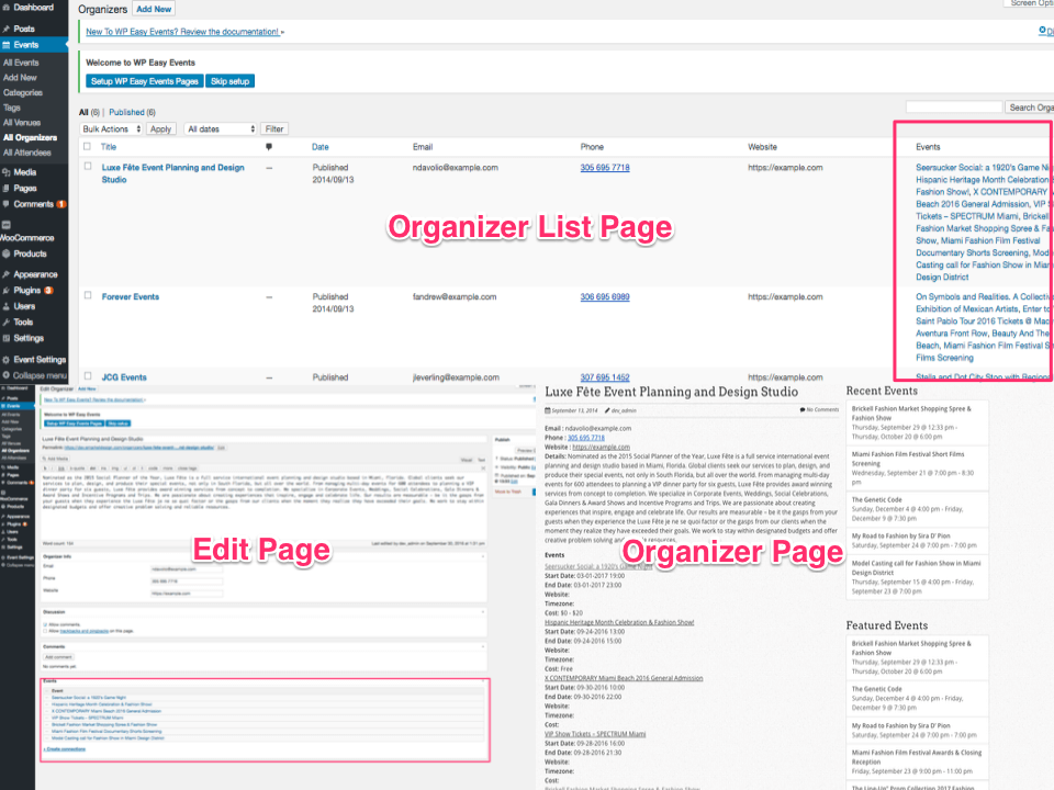 RSVP form can be customized by enabling or disabling fields, making fields required or optional.