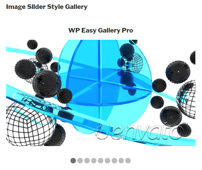 Image Slider Style Gallery