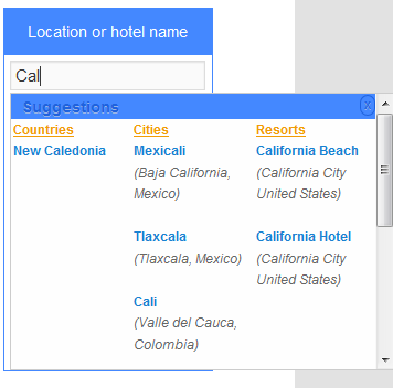 Search form.