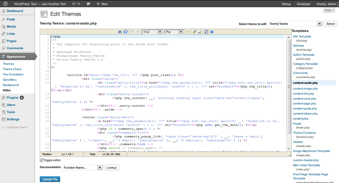 Your new theme editor :D