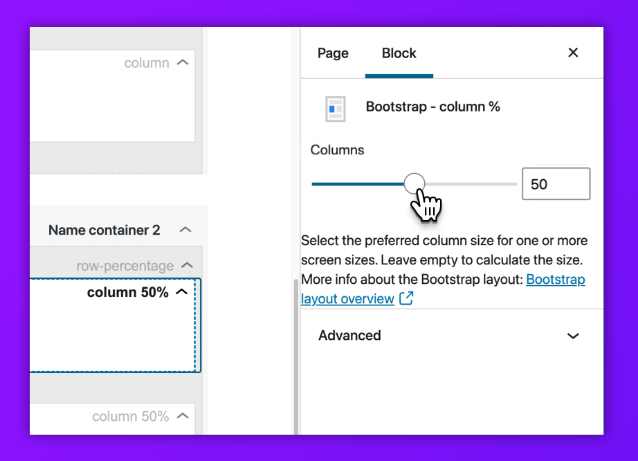 Bootstrap classes