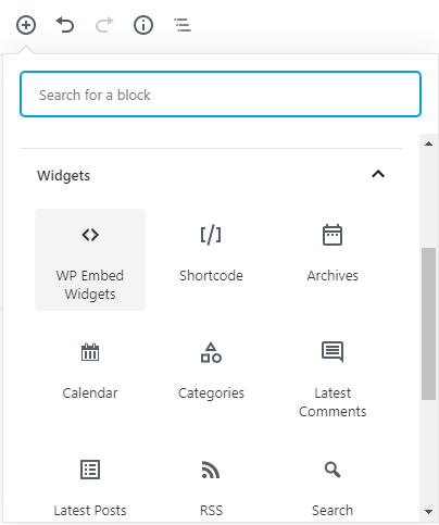 Block Editor