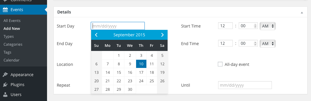 Date Picker