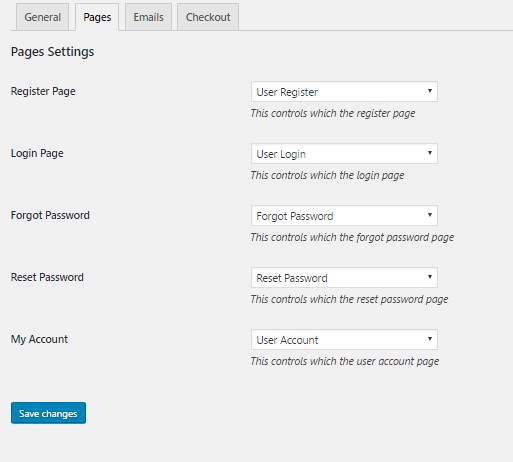 Page Settings