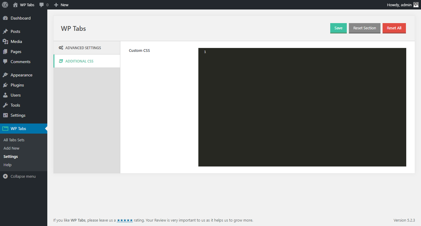 Custom CSS
