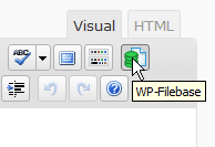 The Editor Button to insert tags for filelists and download urls