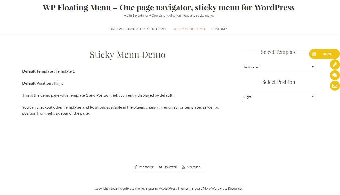 Screenshot-3: Screenshot for Template 3 Layout.