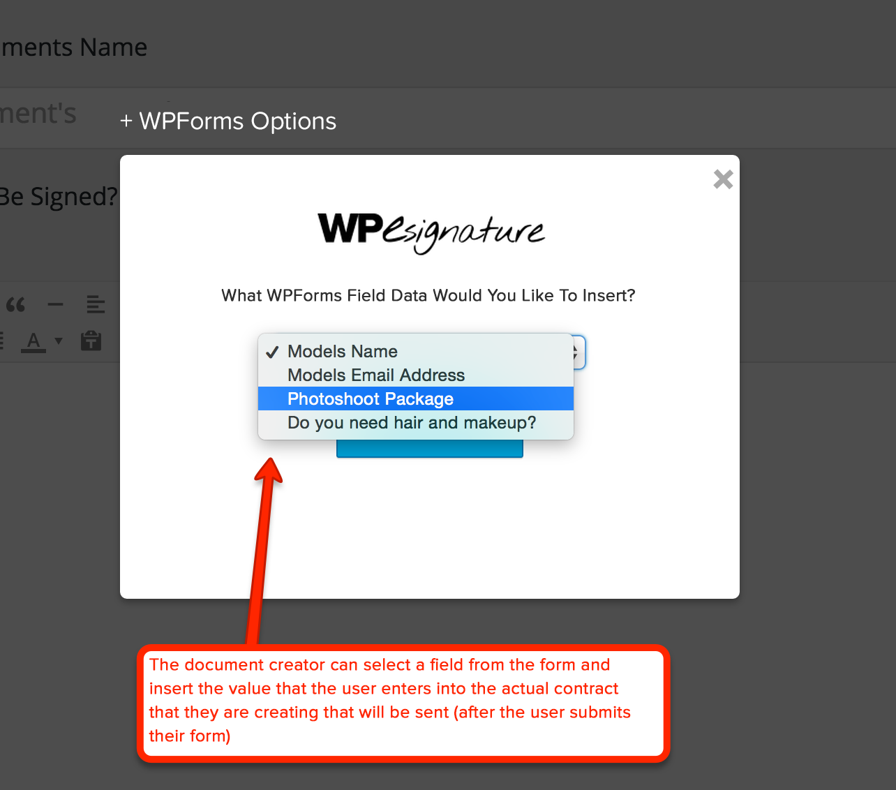 **Review & eSign:** Your users will review the contract before finalizing the contract with their signature.