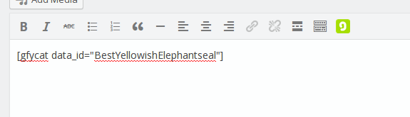 That's it! Preview the draft or publish your post to see the results.
