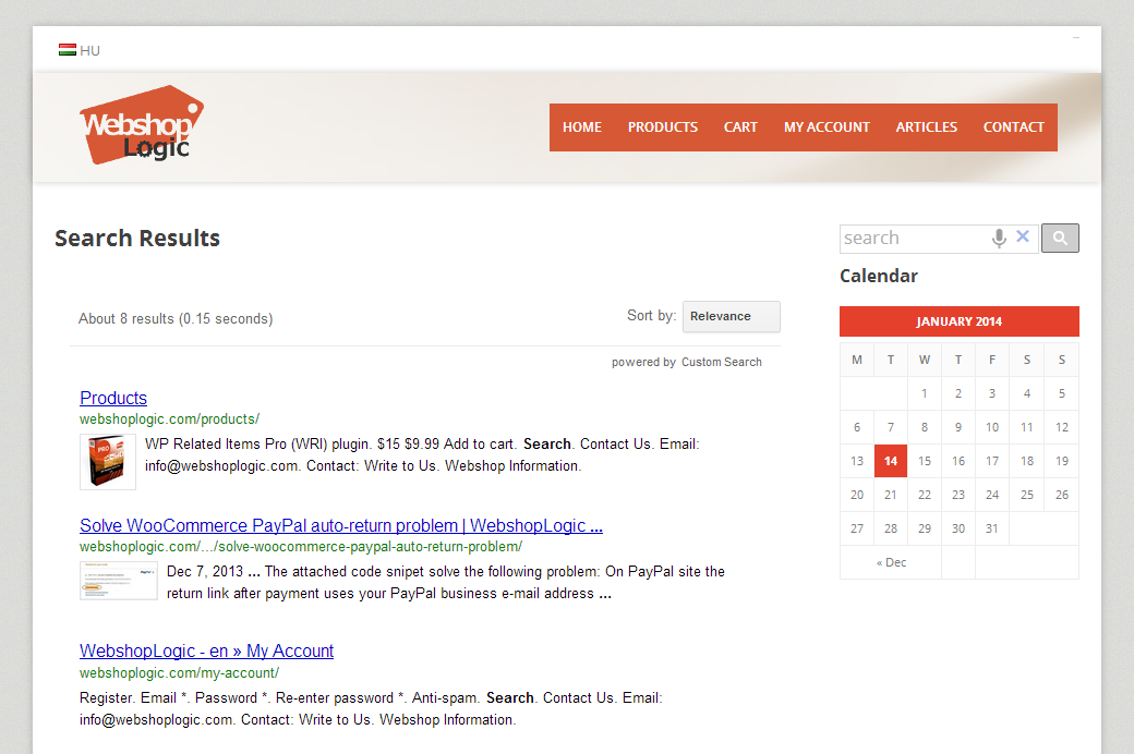 Google Custom Search
