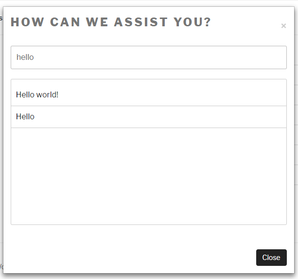 WP Help Popup Trigger Live Search