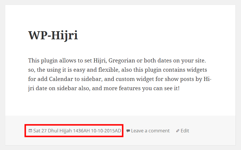 Test Hijri date.