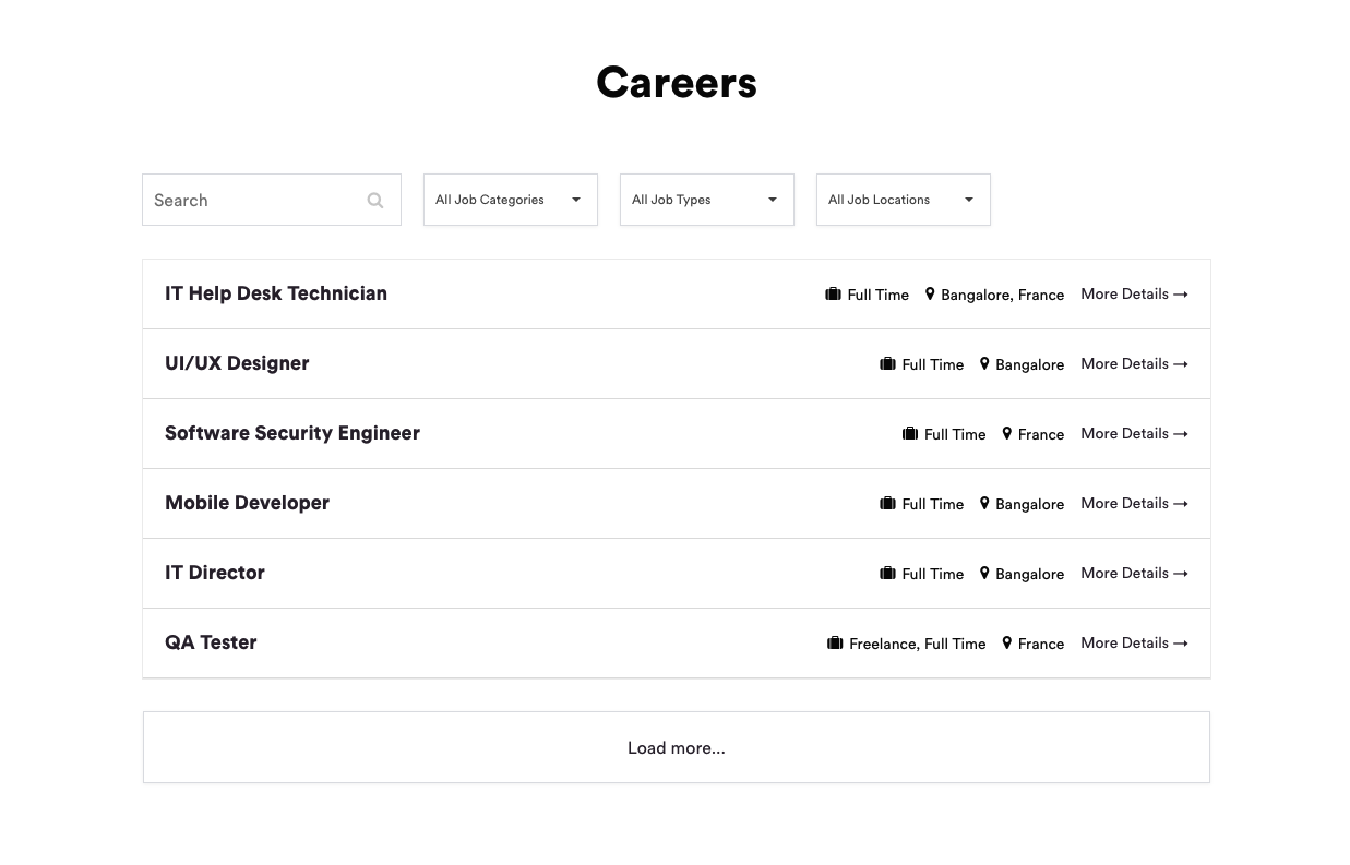 Application List