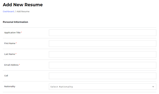 Resume