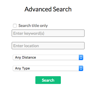 Advanced search