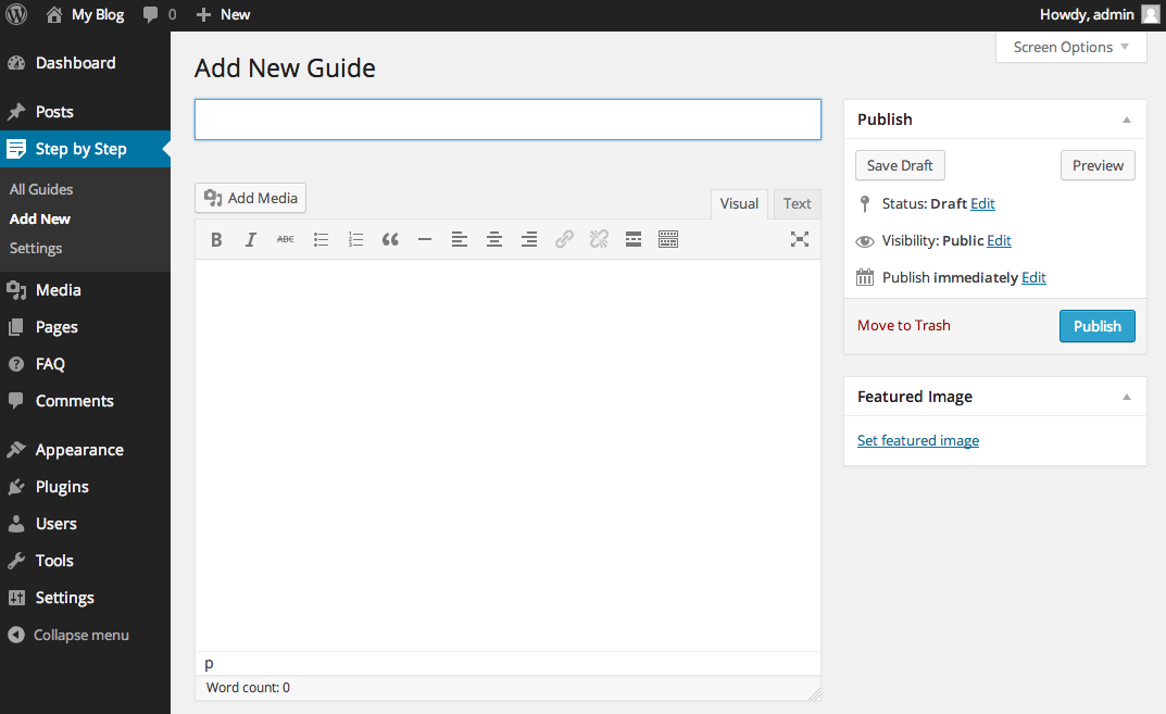 Give your guide a title and add some background information.