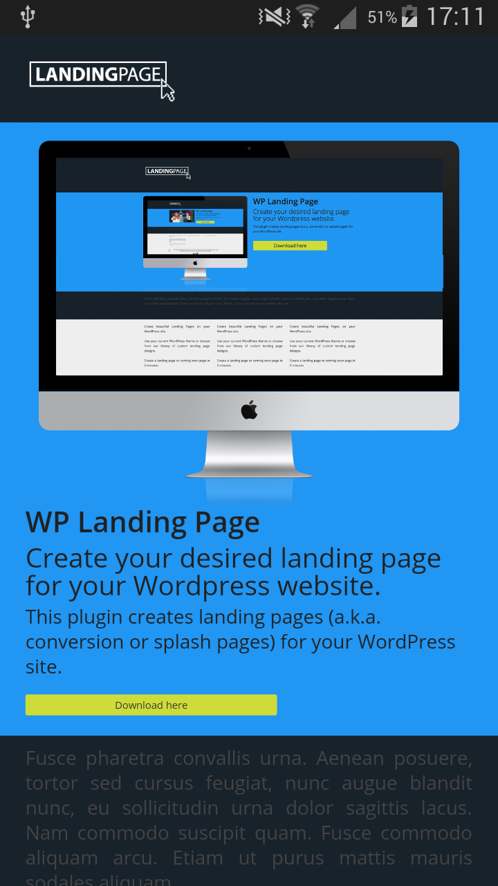 Your Landing Page
