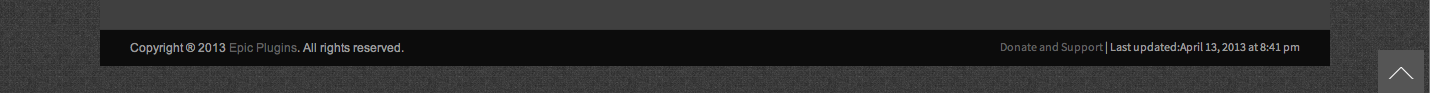 Or added to your site footer.