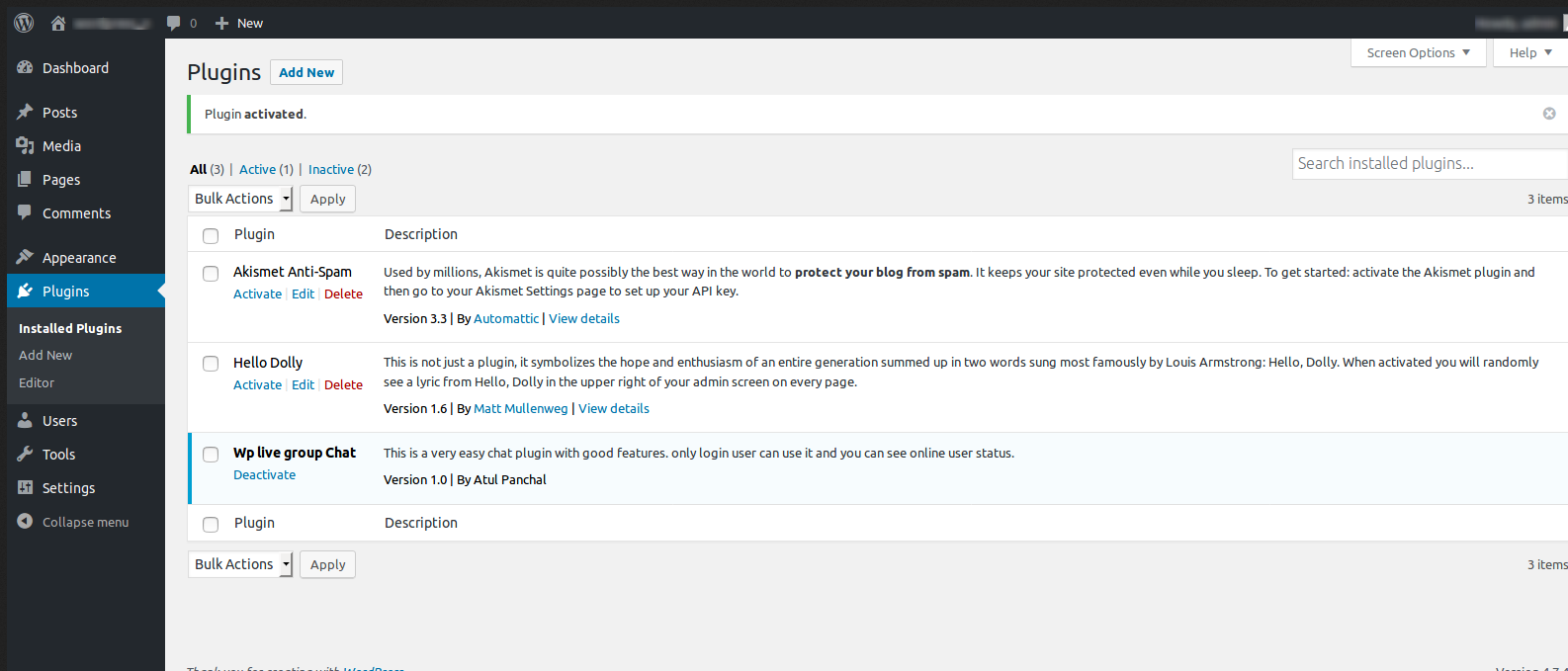 plugin window