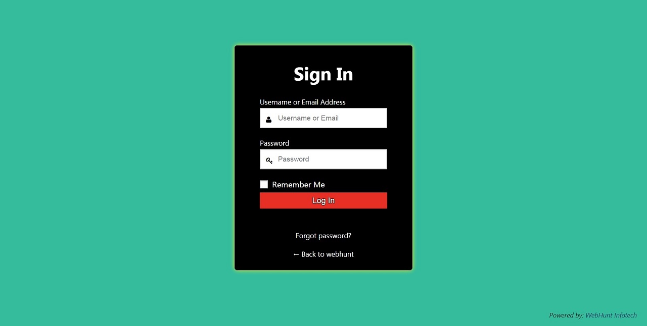 Custom Login Page Preview 1