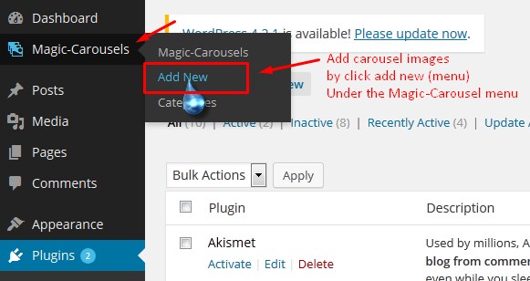<strong>Option Panel &  Images Upload</strong>