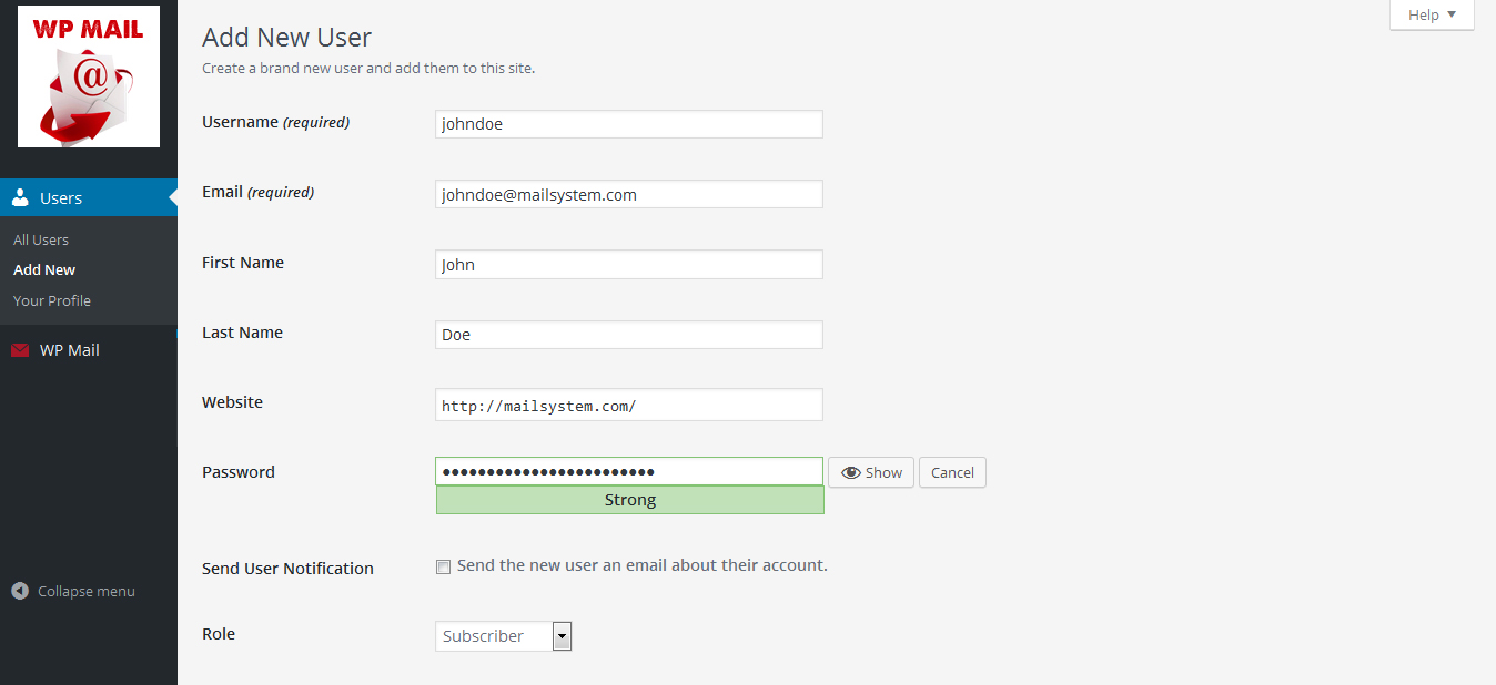 Create new user or give a signup form on you site frontend.