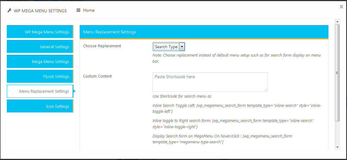 Backend - Import Settings
