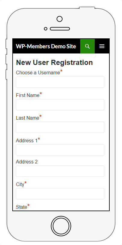 Responsive forms.