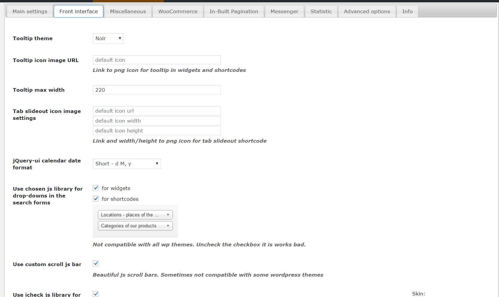 Settings - tab-4