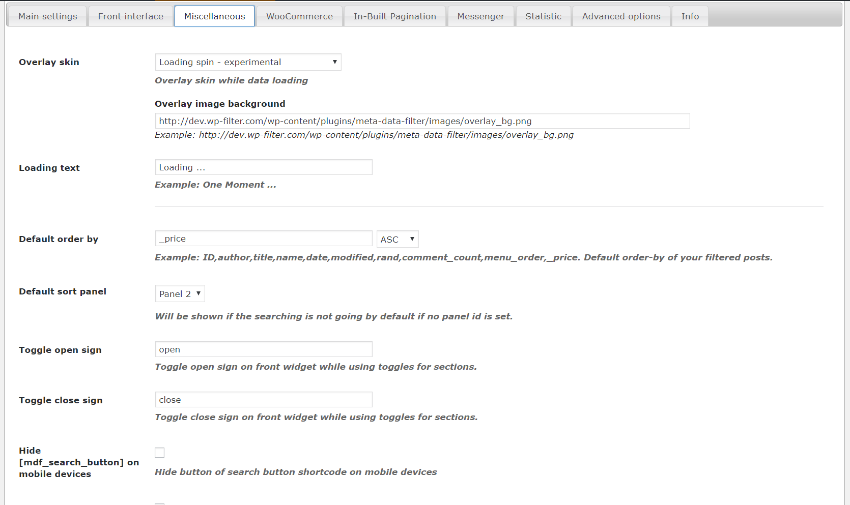Settings - tab-5
