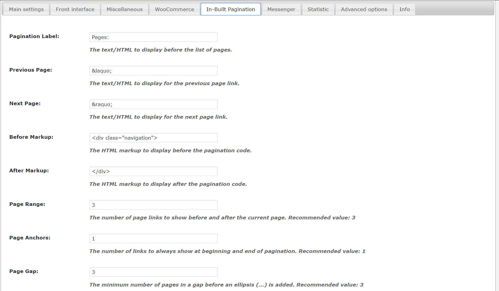 Settings - tab-7